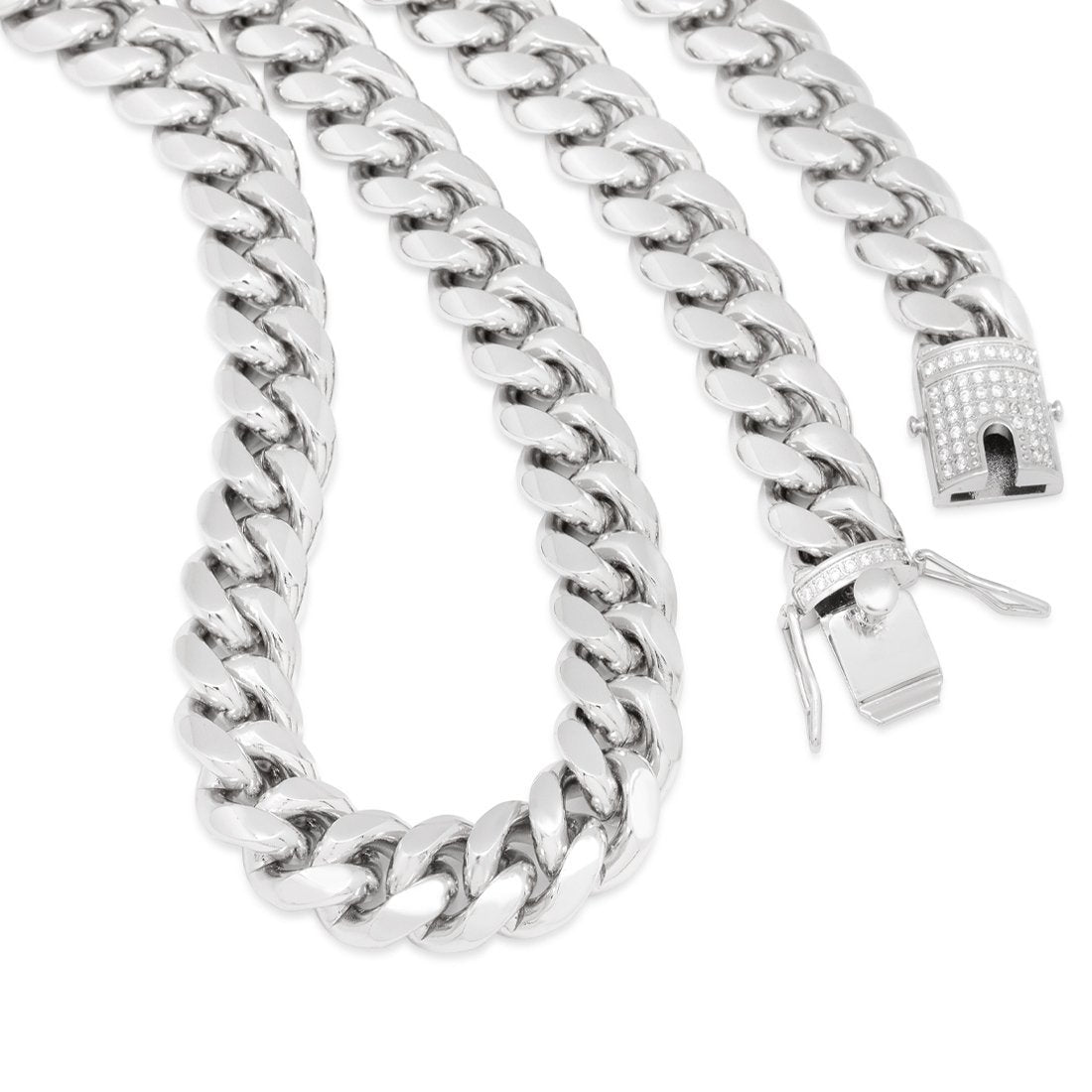 16mm Miami Cuban Link Chain in by King Ice