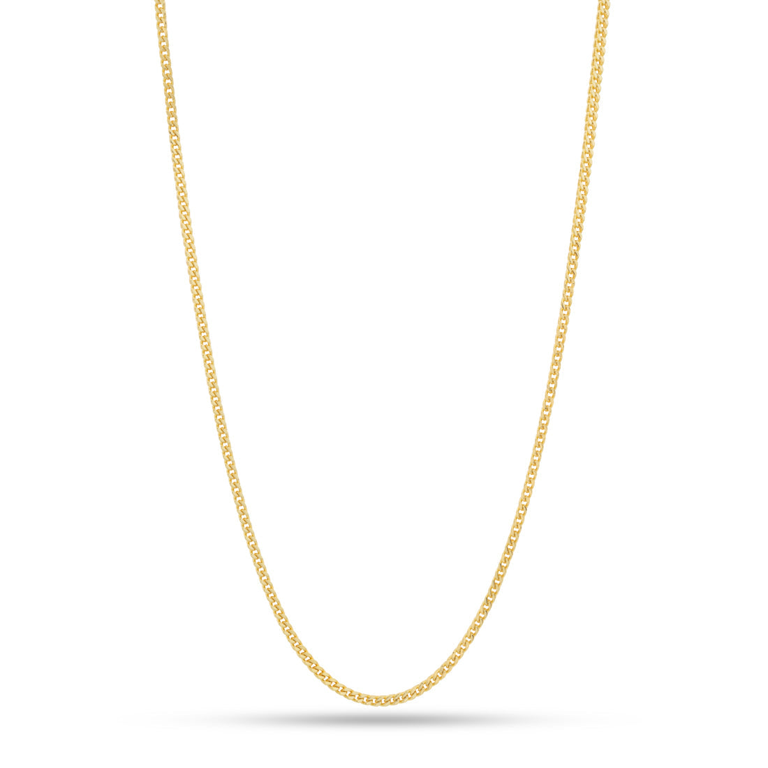 3mm Franco Chain in 14K Gold / 16" by King Ice