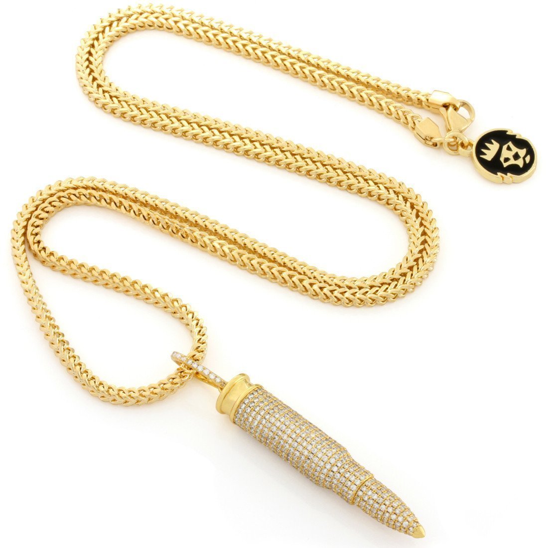 .223 Caliber Bullet Necklace in by King Ice