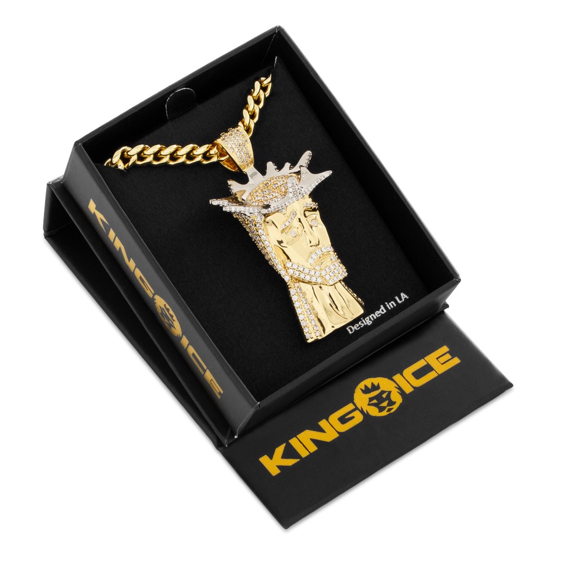 3D Boss Holy One Necklace in by King Ice