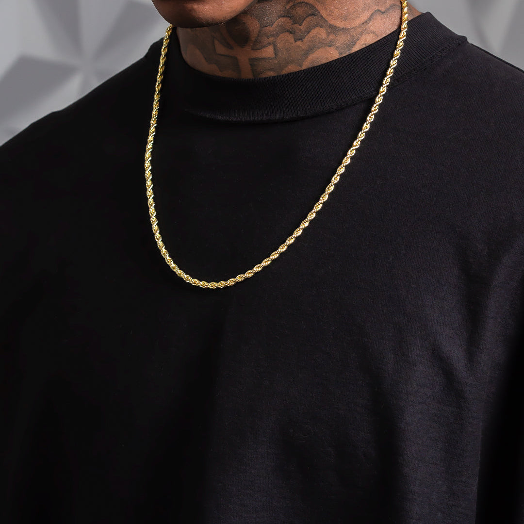 3mm Rope Chain  in  by King Ice