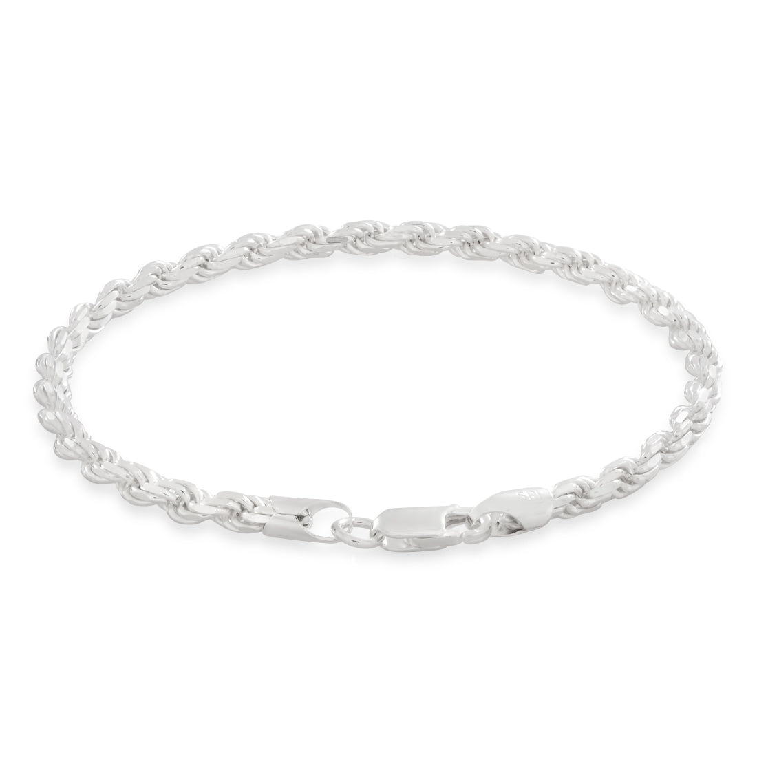 3mm Rope Bracelet  in  by King Ice