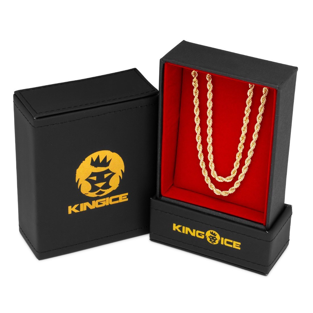 3mm Rope Chain Choker Set in by King Ice