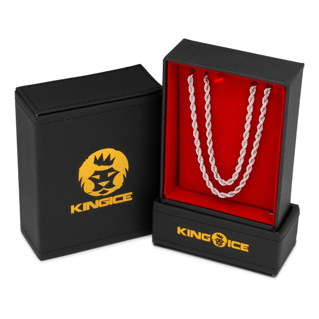 3mm Rope Chain Choker Set in by King Ice