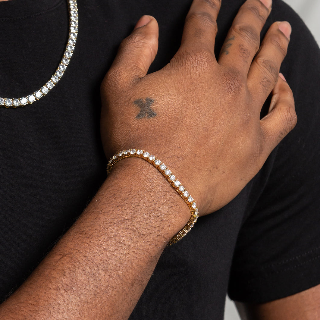 4mm Tennis Bracelet  in  by King Ice