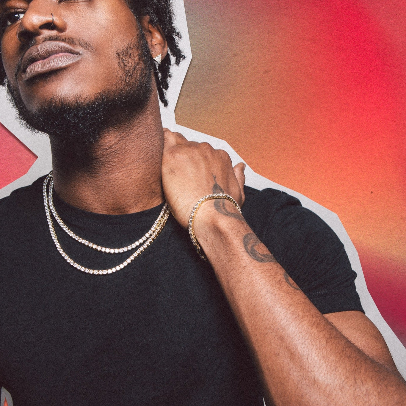 4mm Tennis Chain Choker Set in by King Ice