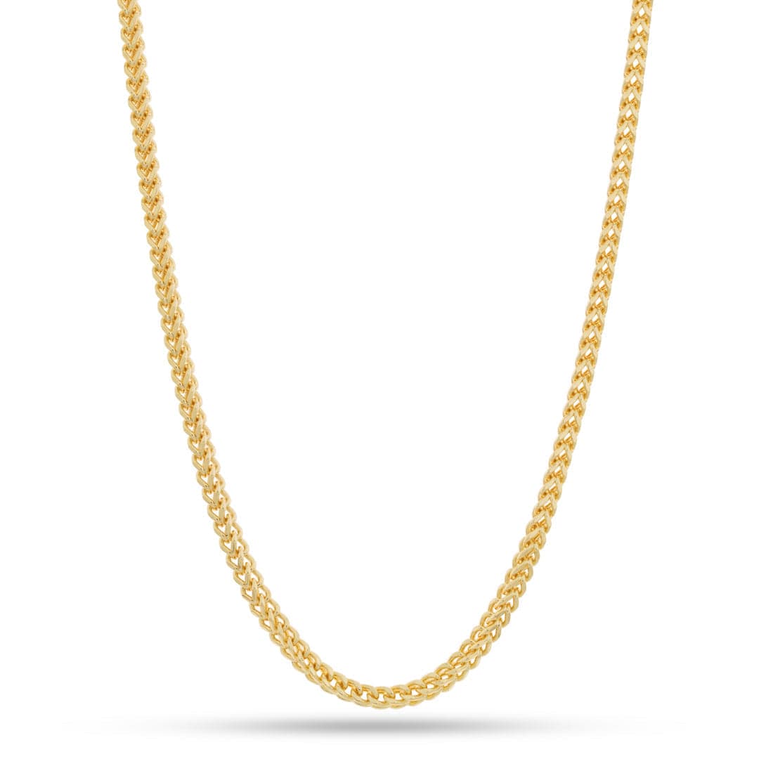 5mm Franco Chain in Gold Plated / 14K Gold / 18" by King Ice