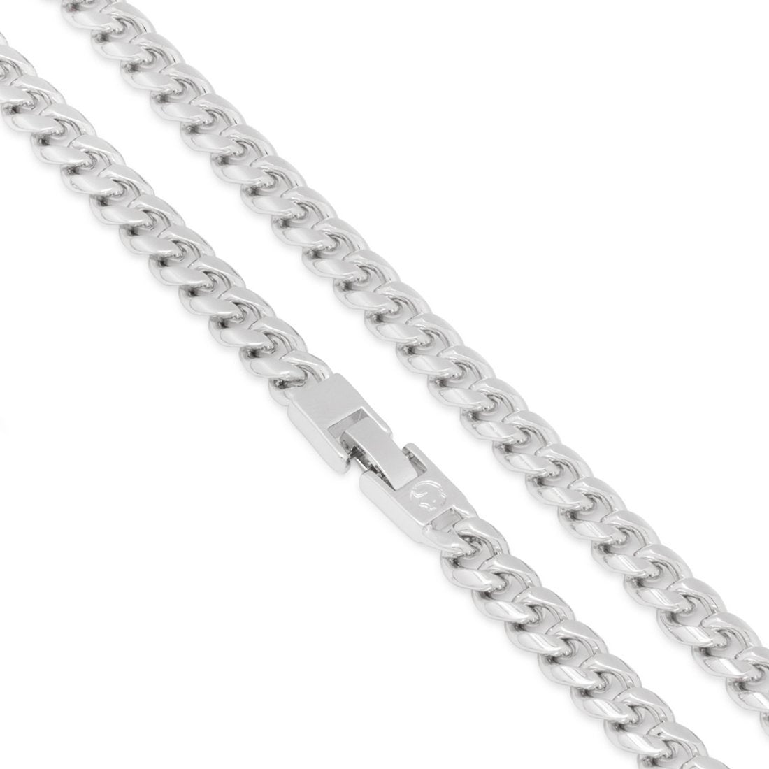 8mm Miami Cuban Link Chain Choker Set in by King Ice