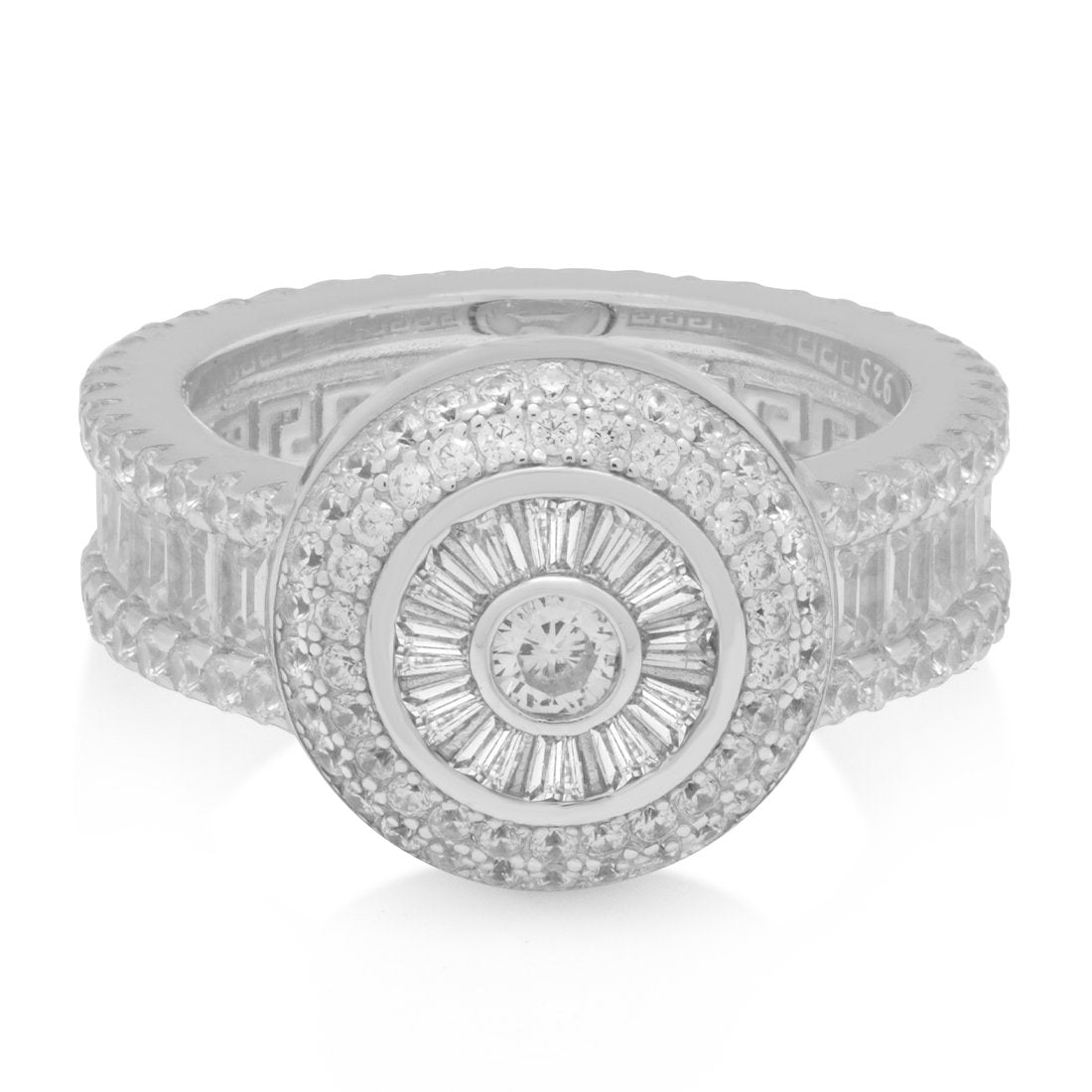 Baguette-Cut Cluster Ring in by King Ice