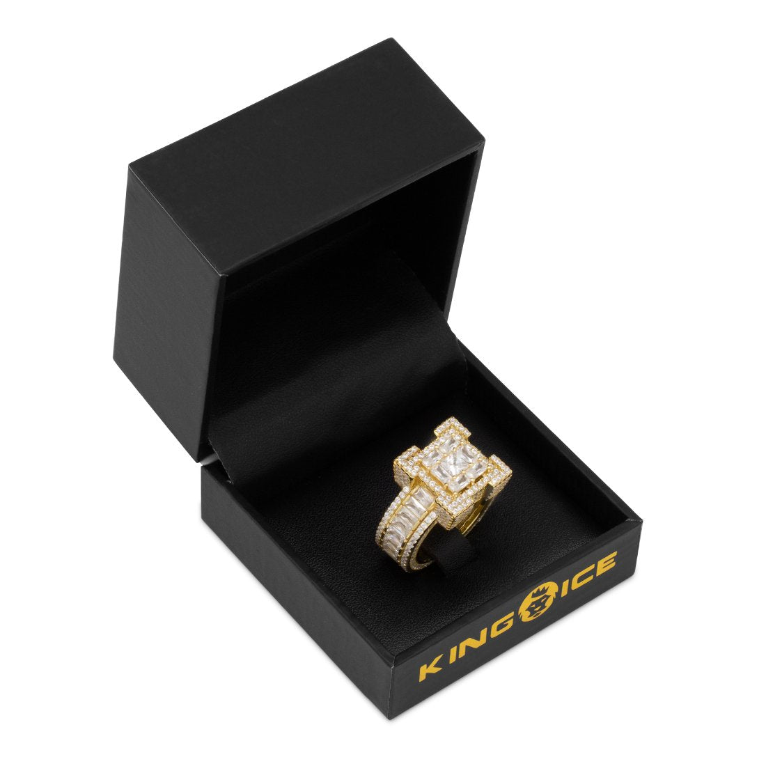 Baguette-Cut Platform Ring in by King Ice