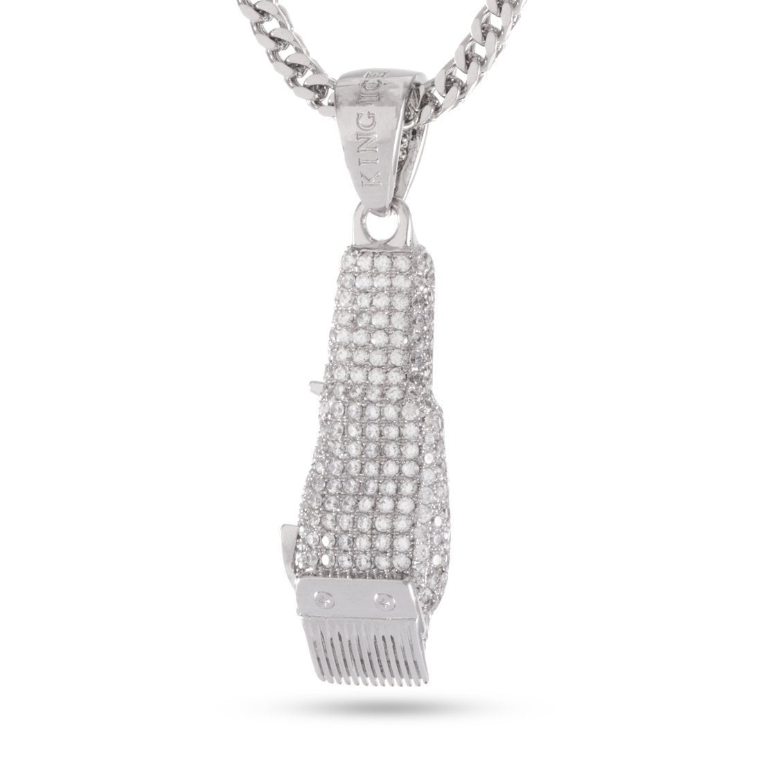 Barber Shop Clippers Necklace in by King Ice
