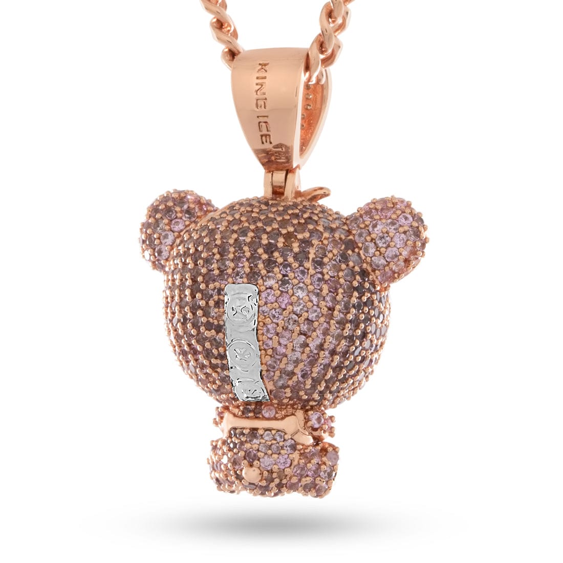 Fortnite x King ice - Cuddlebear Cutie Necklace  in  1.5" by King Ice