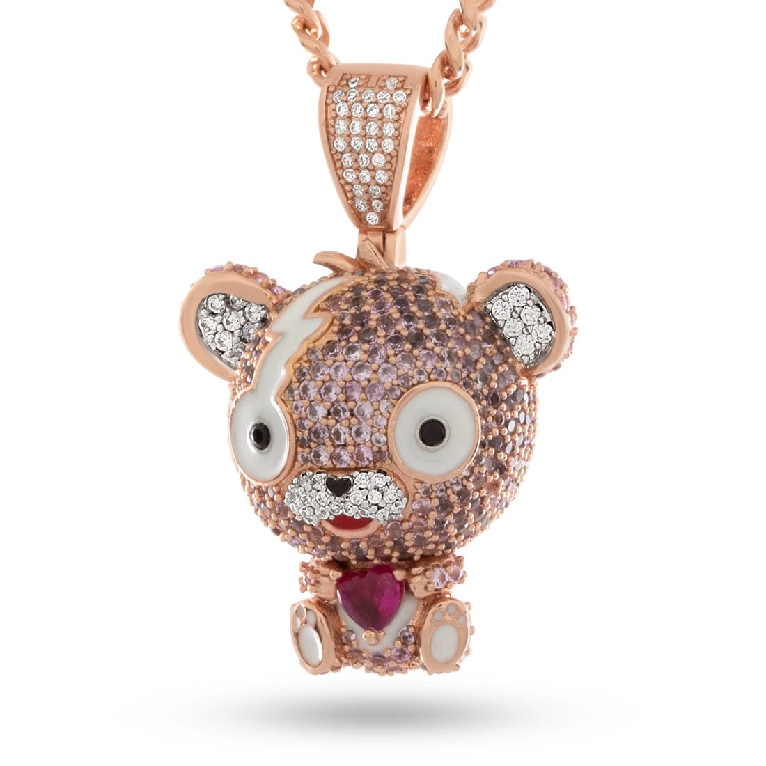 Fortnite x King ice - Cuddlebear Cutie Necklace  in  1.5" by King Ice