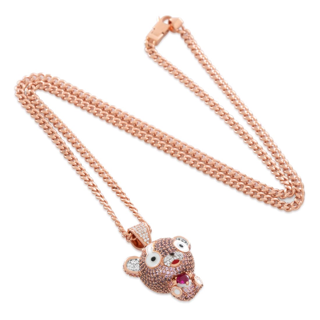 Fortnite x King ice - Cuddlebear Cutie Necklace  in  1.5" by King Ice