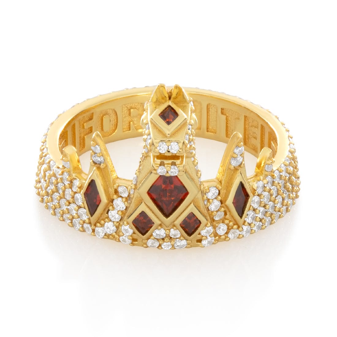 Fortnite x King Ice - Iced Victory Crown Ring  in  by King Ice