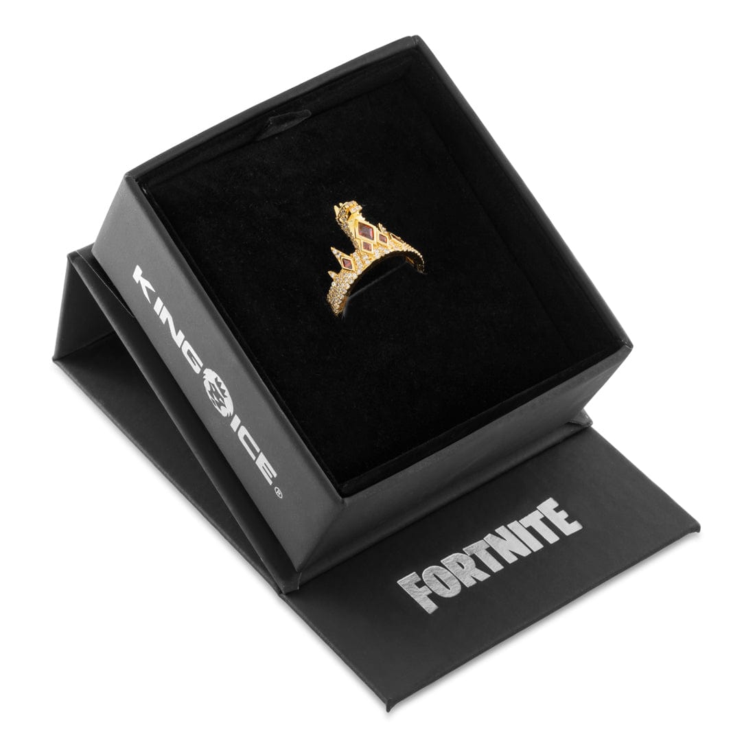 Fortnite x King Ice - Iced Victory Crown Ring  in  by King Ice