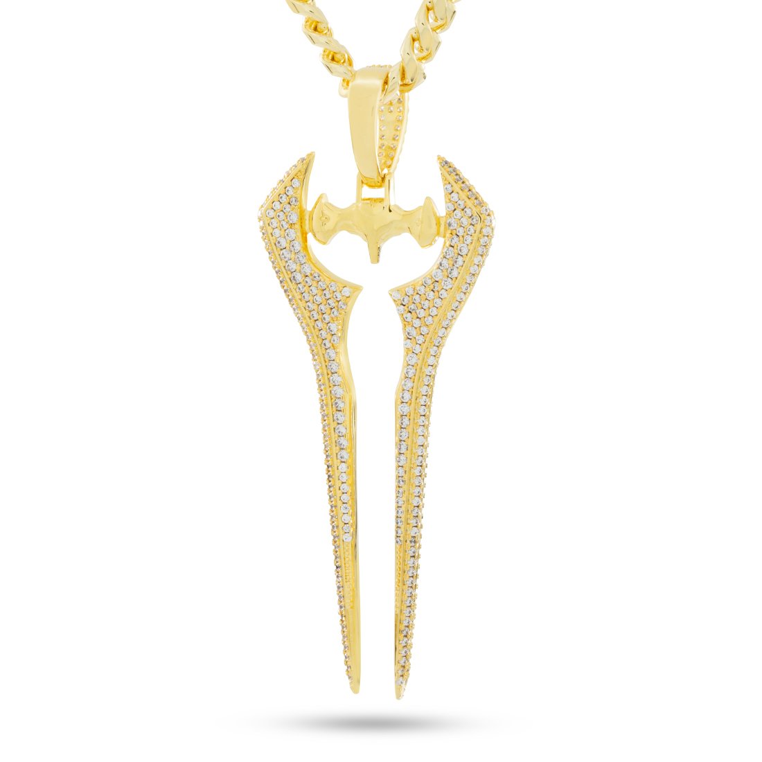 Halo x King Ice - Iced Energy Sword Necklace  in  by King Ice