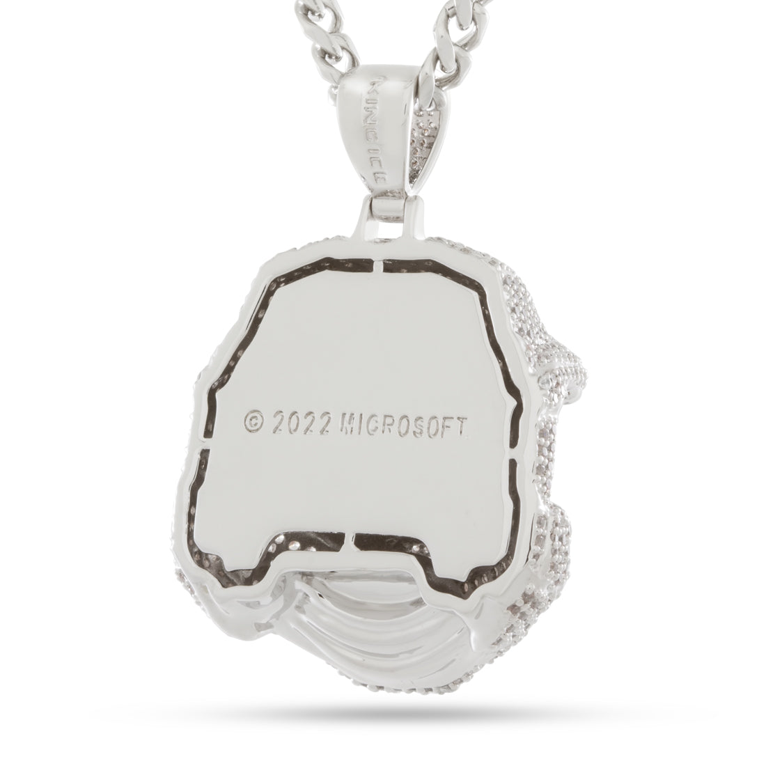 Halo x King Ice - Master Chief Helmet II Necklace in by King Ice