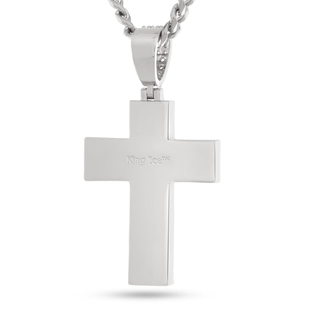 Holdfast Cross Necklace  in  by King Ice