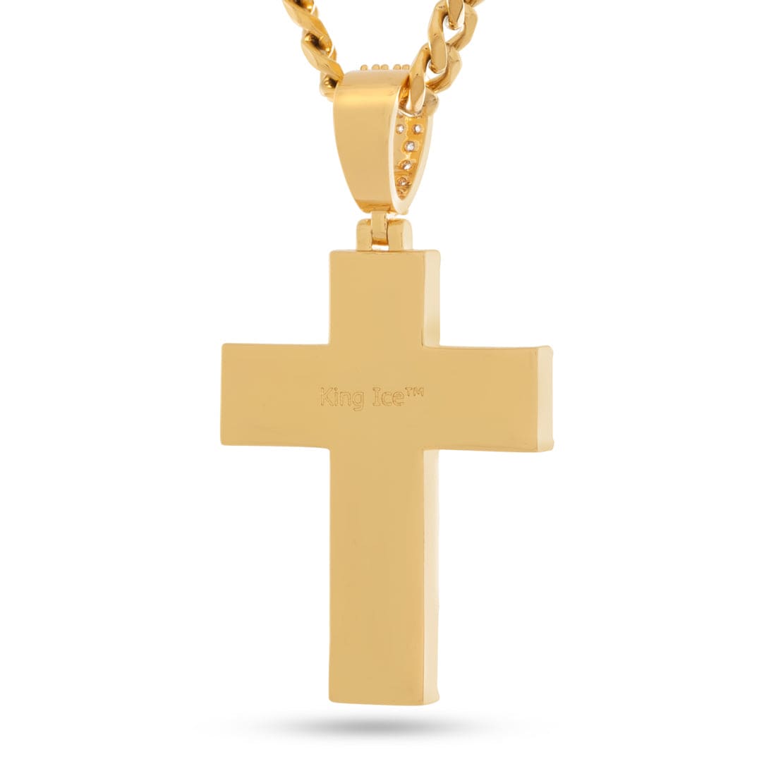 Holdfast Cross Necklace  in  by King Ice