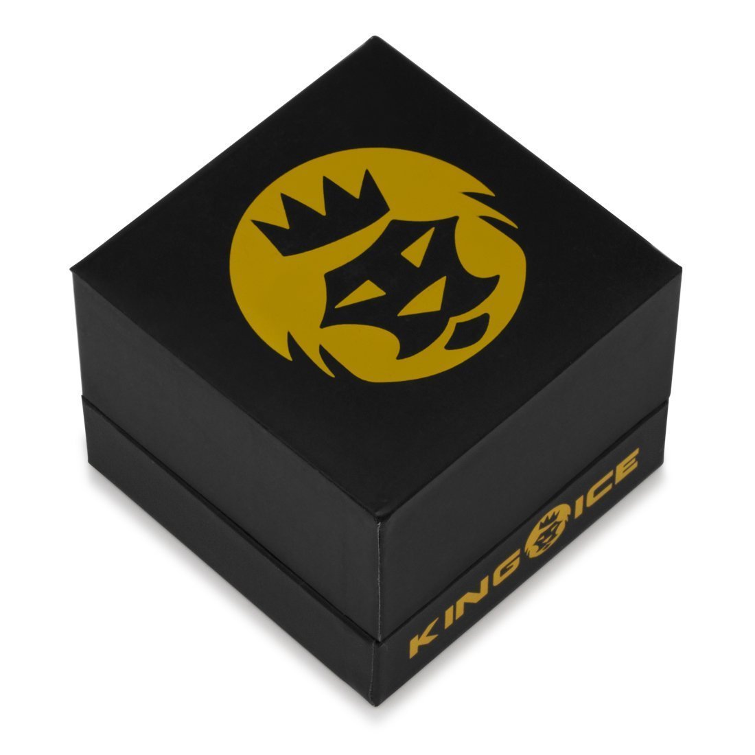 Iced Button Stud Earrings in by King Ice