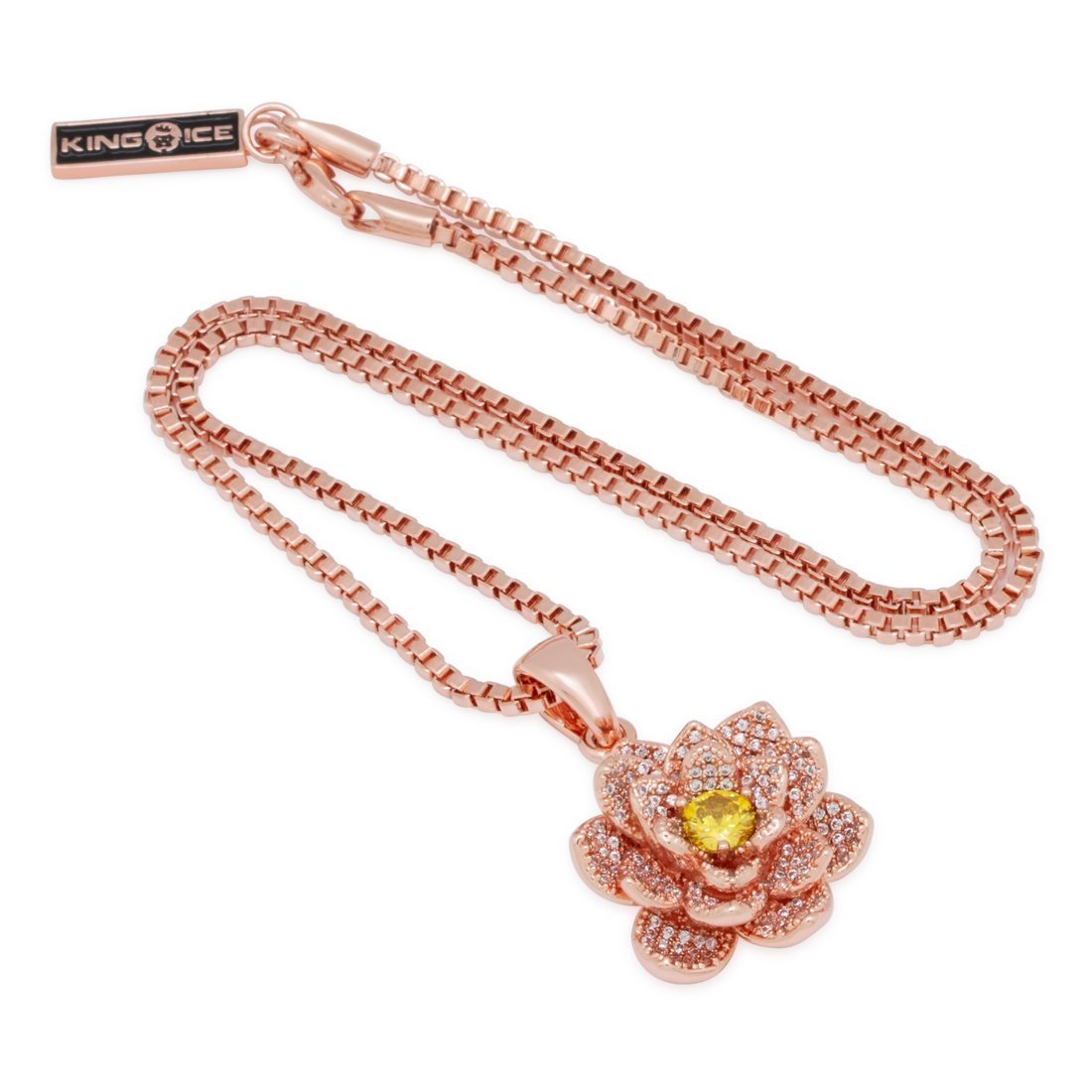Lotus of Rebirth Necklace in by King Ice