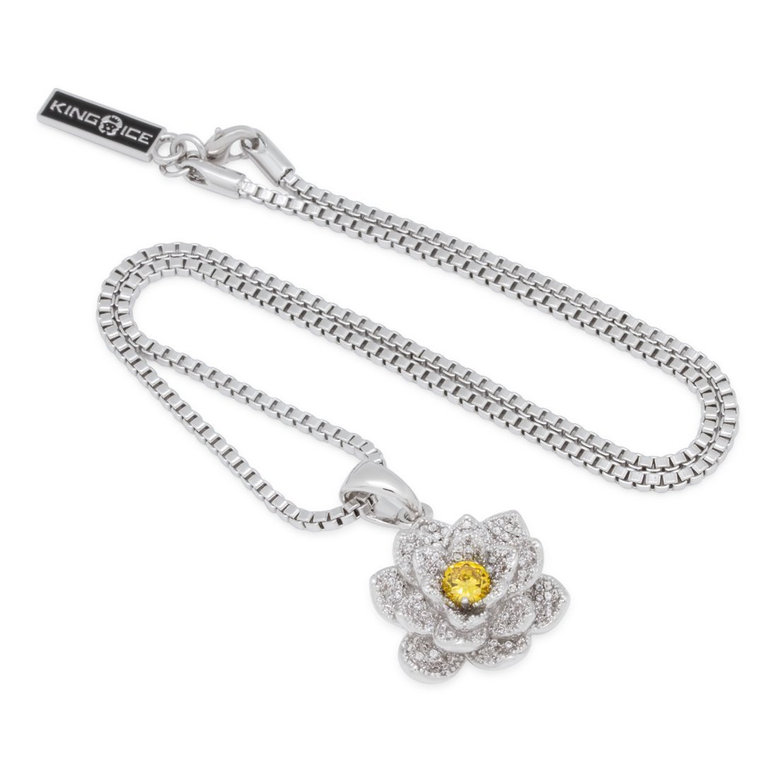 Lotus of Rebirth Necklace in by King Ice