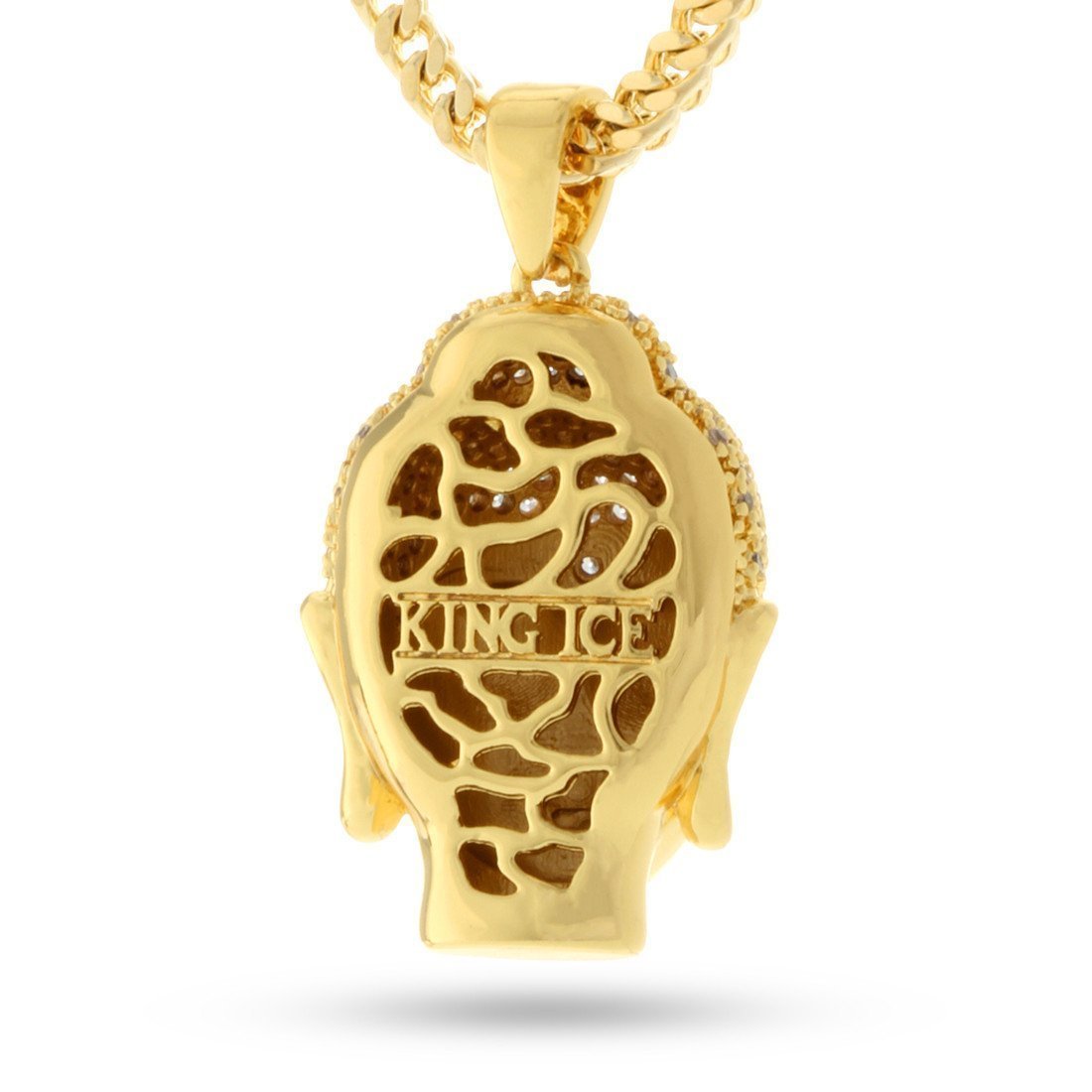 Mini Polished Buddha Necklace in by King Ice