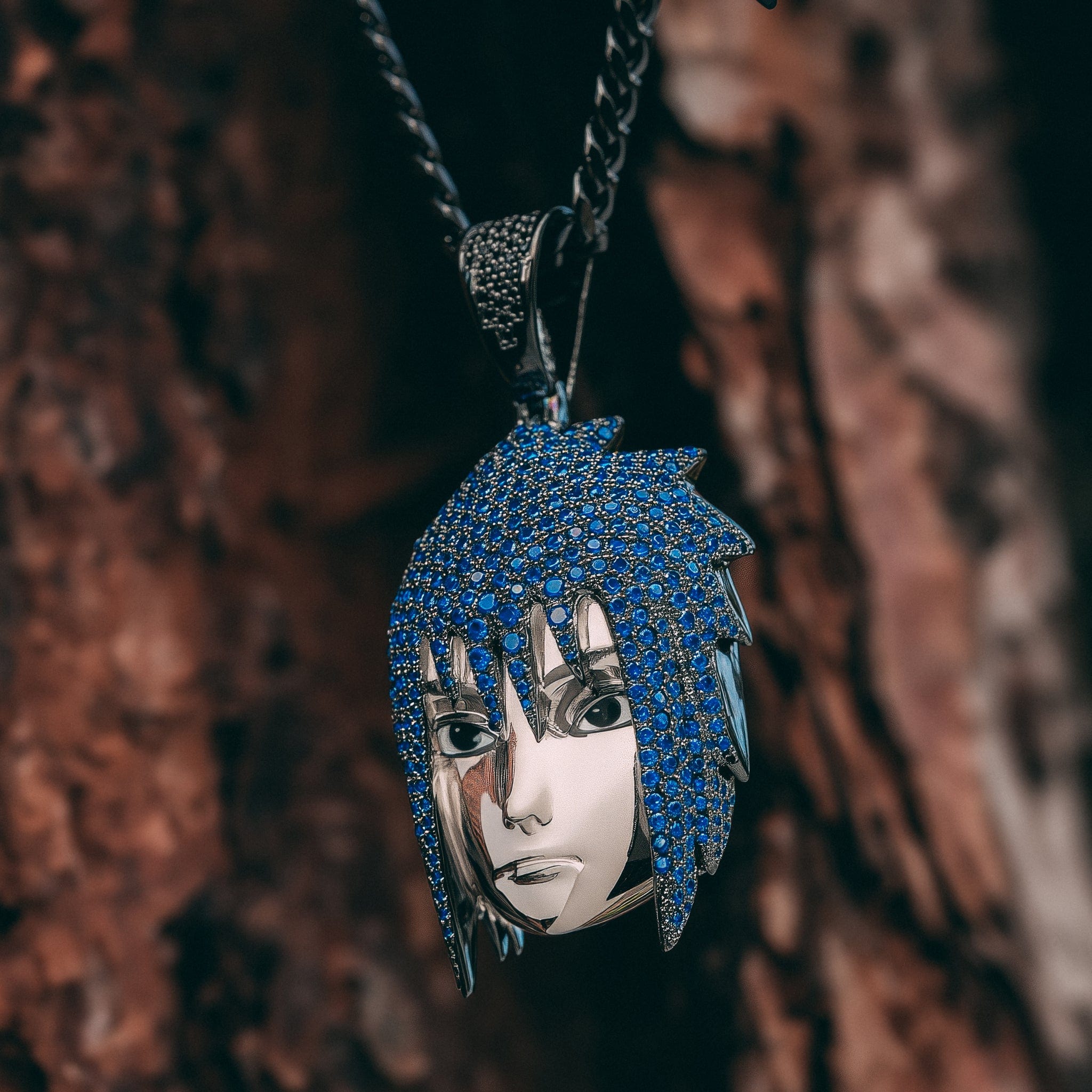 Naruto x King Ice - Sasuke Necklace in 2.5" by King Ice