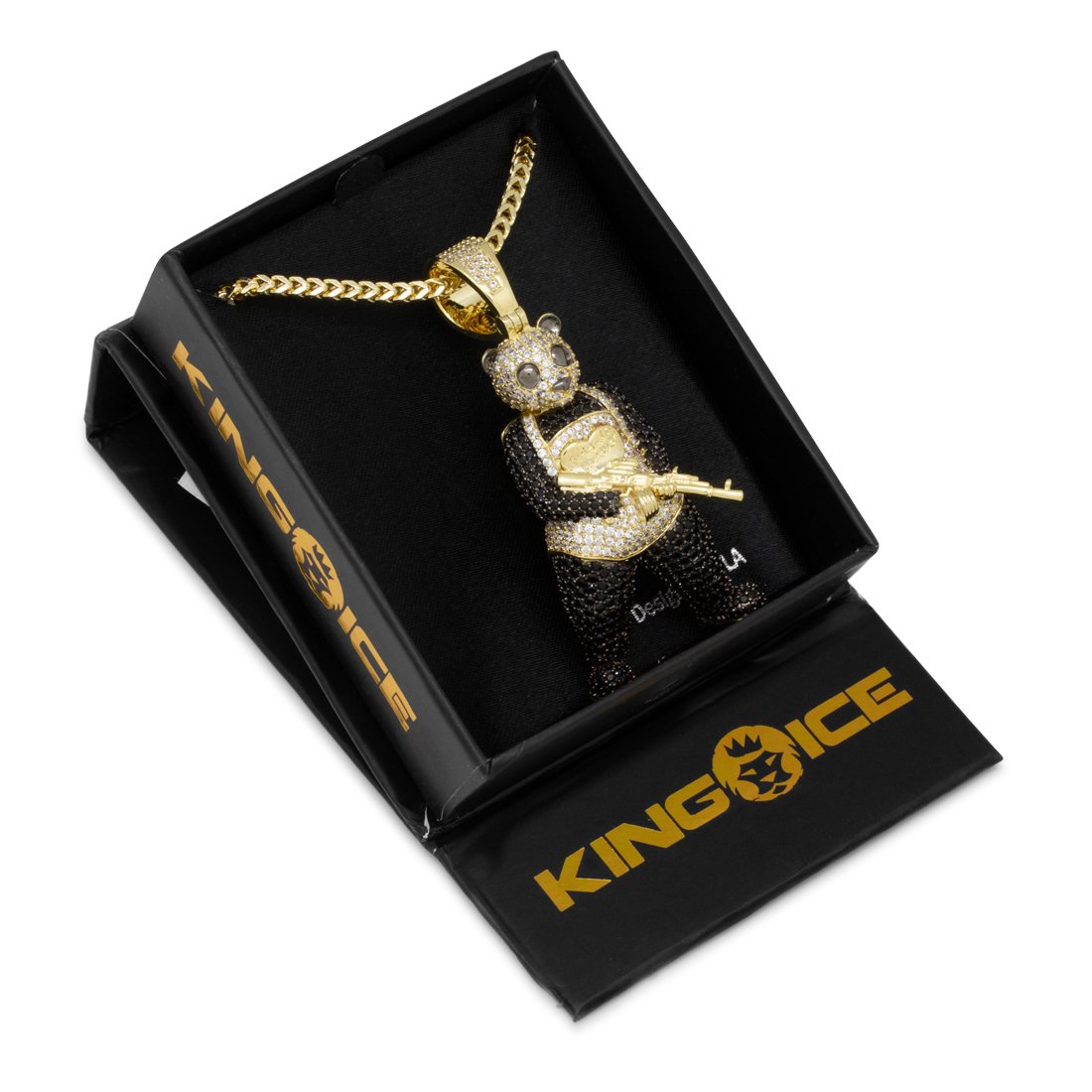 Panda Man Necklace in by King Ice