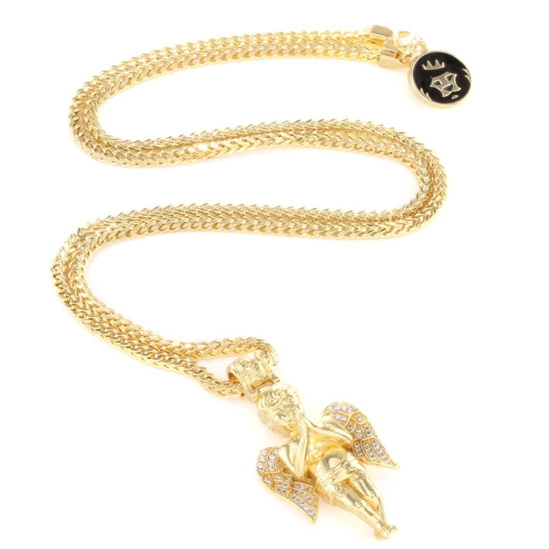 Praying Angel Necklace in by King Ice