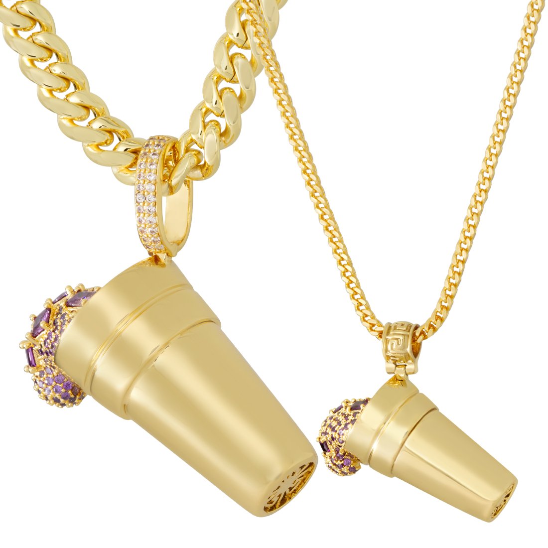 Purple Drank Necklace in by King Ice