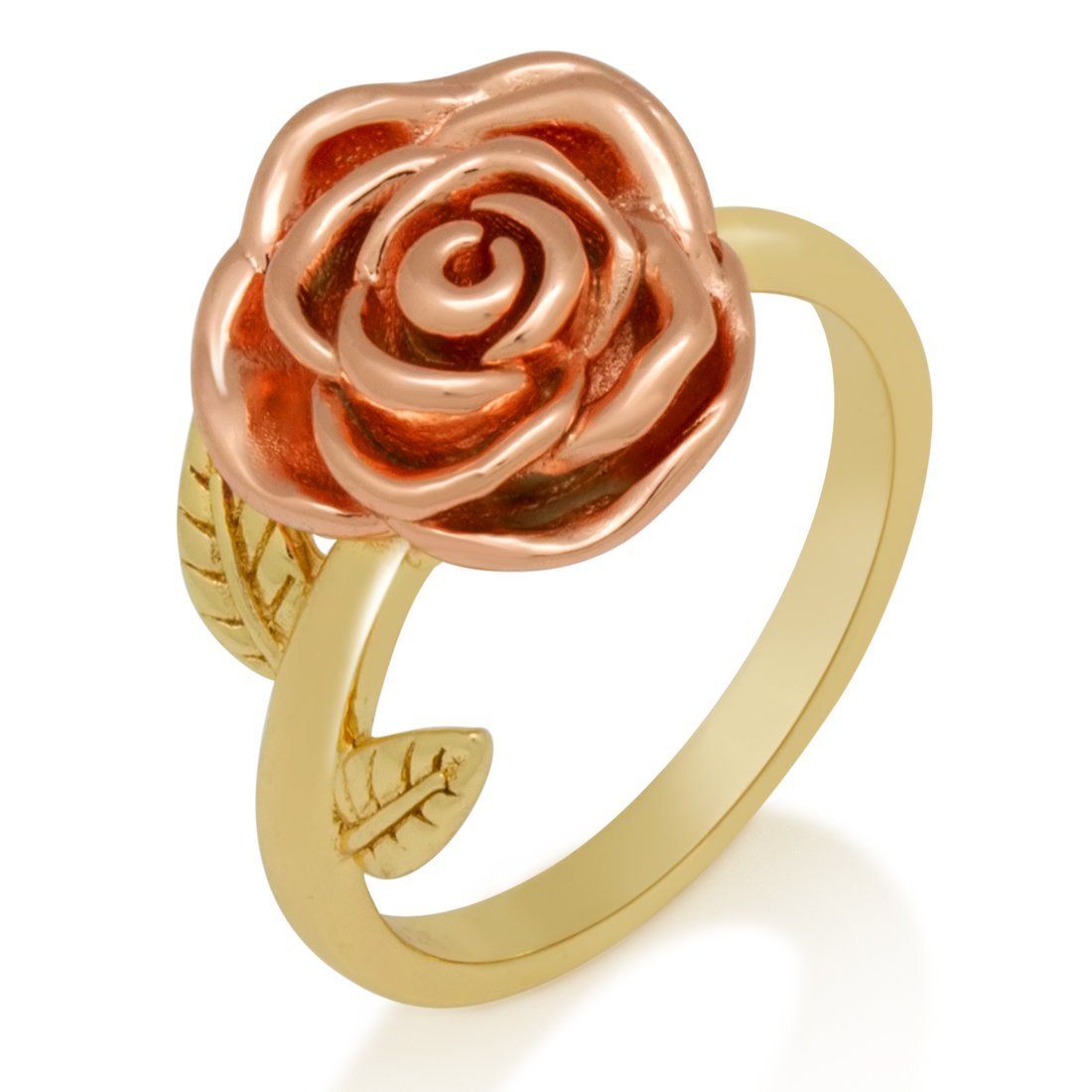 Roses are Red Ring in Sterling Silver / 14K/Rose Gold / 6 by King Ice