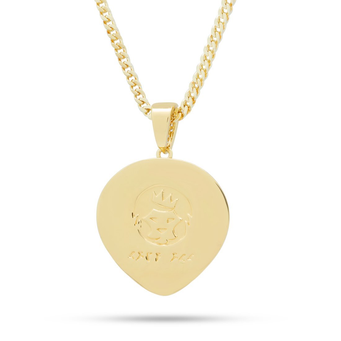 Serpent Alien Emoji Necklace in by King Ice