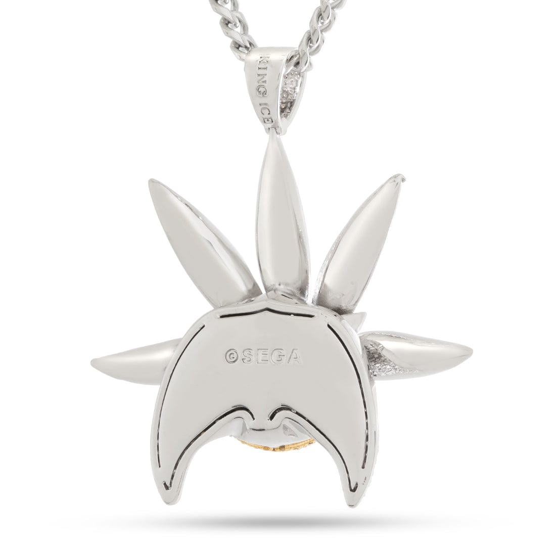 Sonic the Hedgehog x King Ice - Silver Necklace in by King Ice
