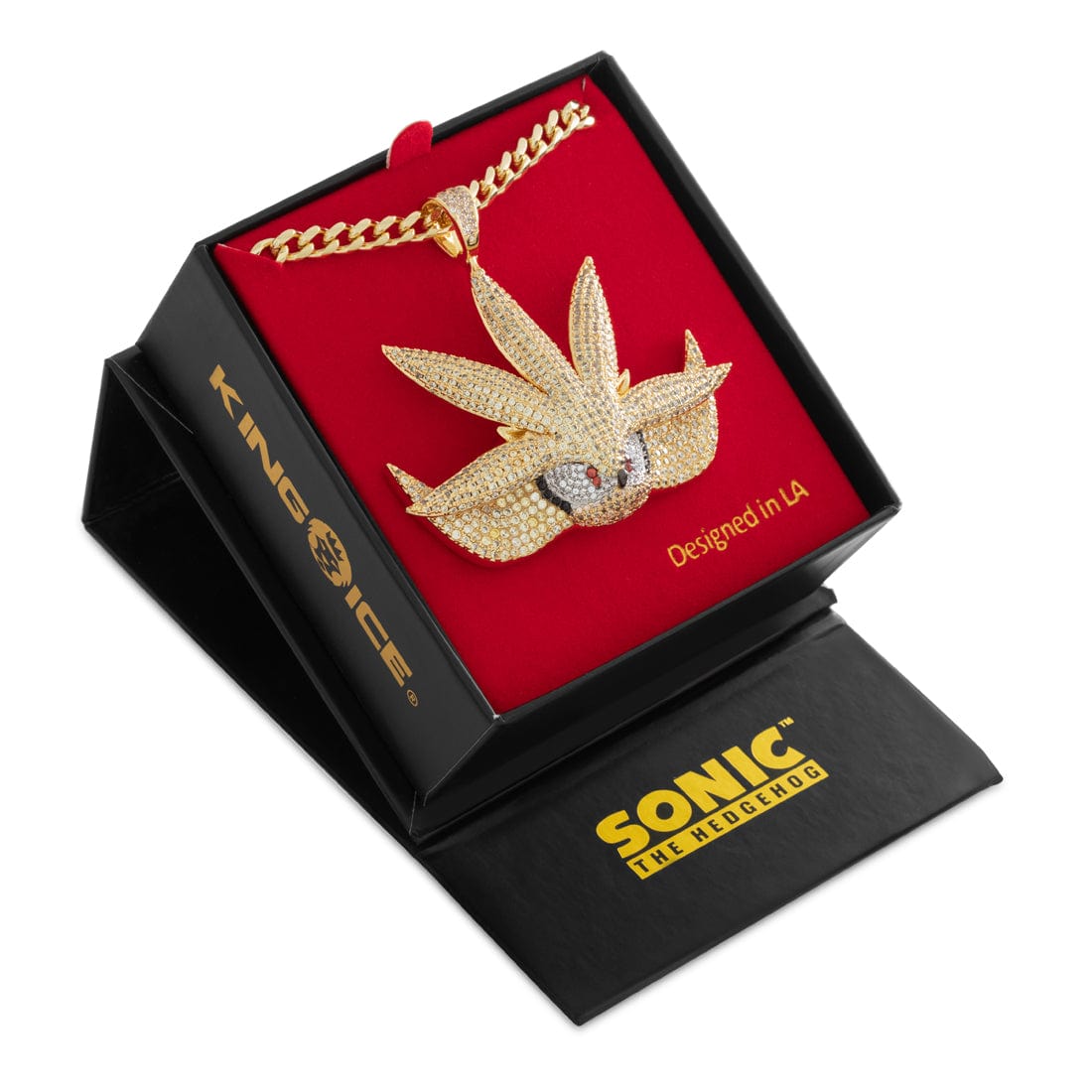 Sonic the Hedgehog x King Ice - Super Silver Necklace in by King Ice