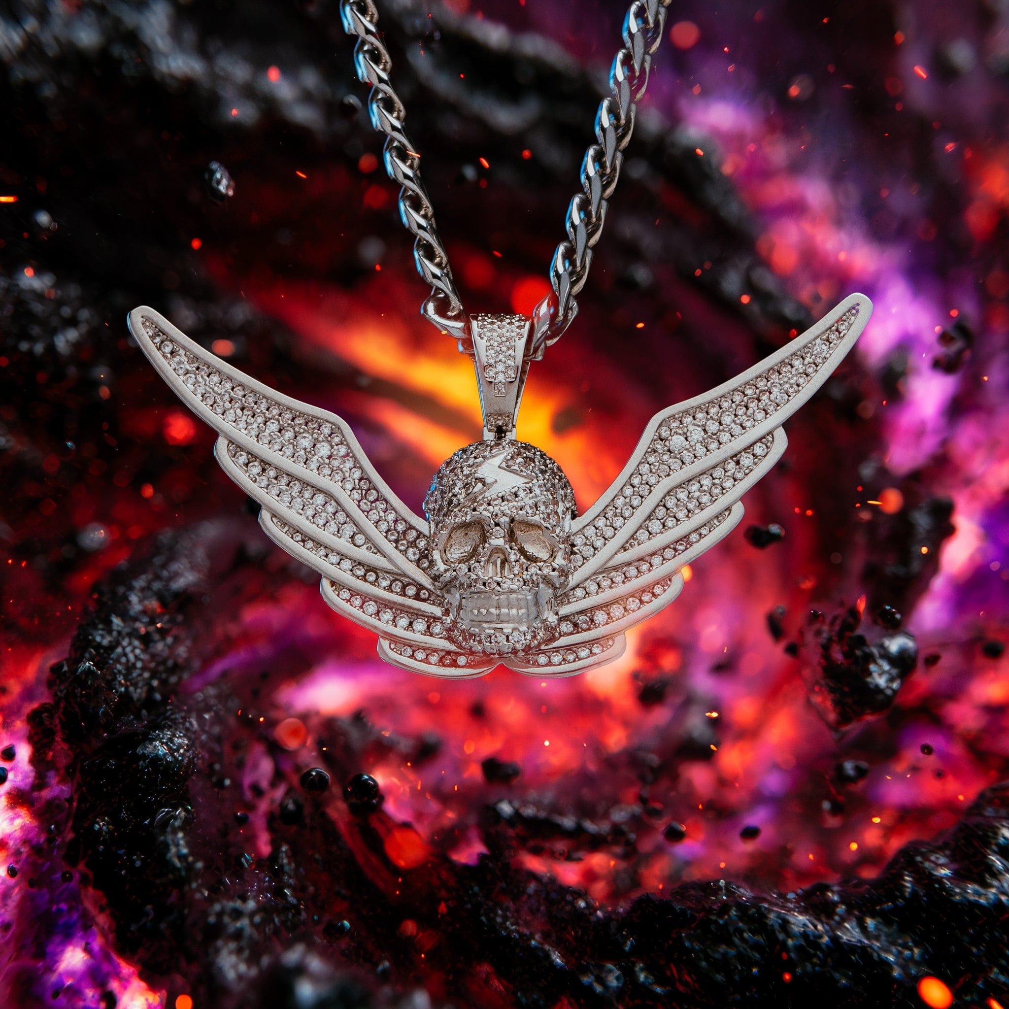 Street Fighter x King Ice - Shadaloo Necklace  in  1" by King Ice