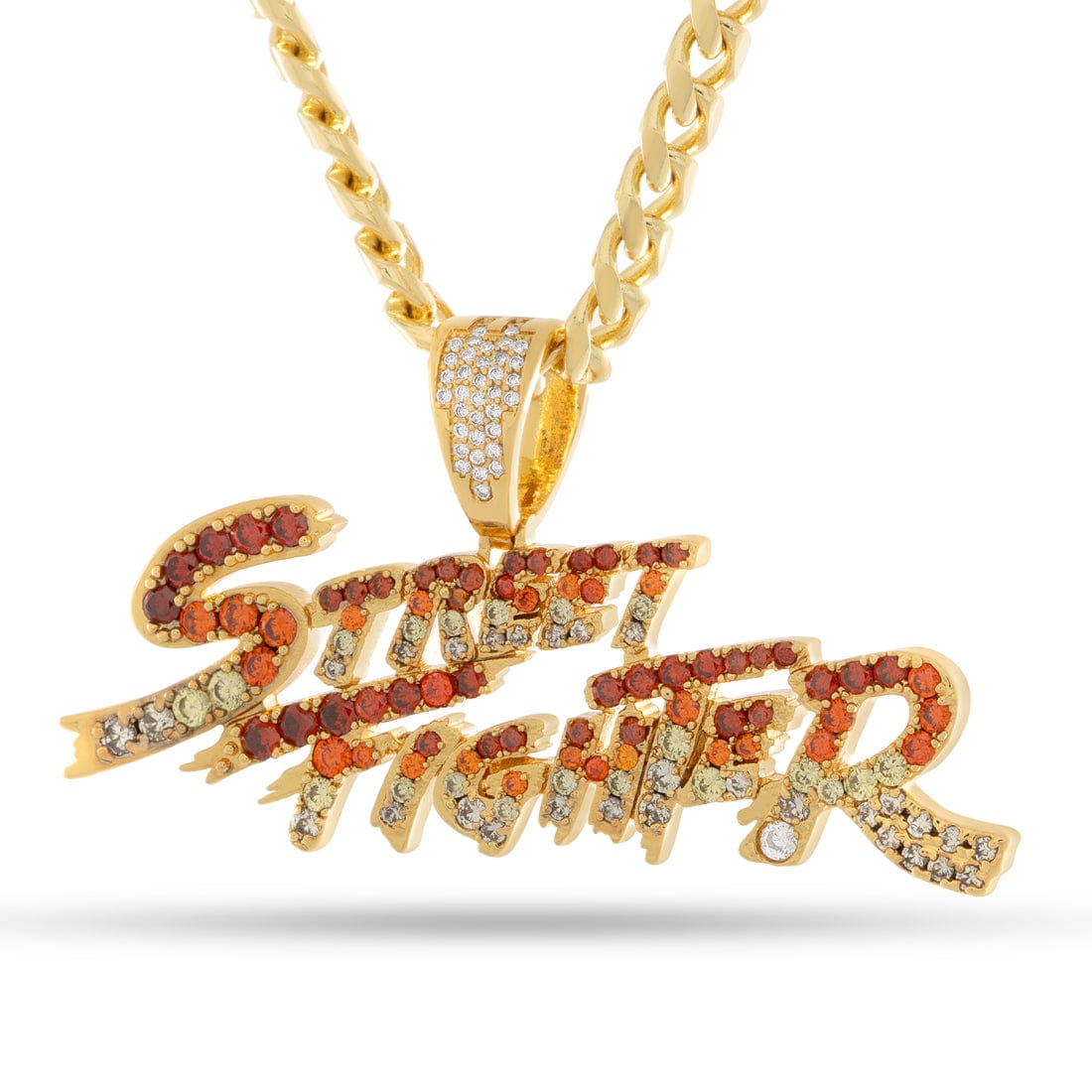 Street Fighter x King Ice - Street Fighter Necklace in 1.2" by King Ice