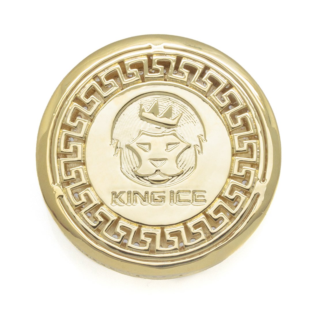 Triple 7's Card Guard  in  14K/White Gold by King Ice