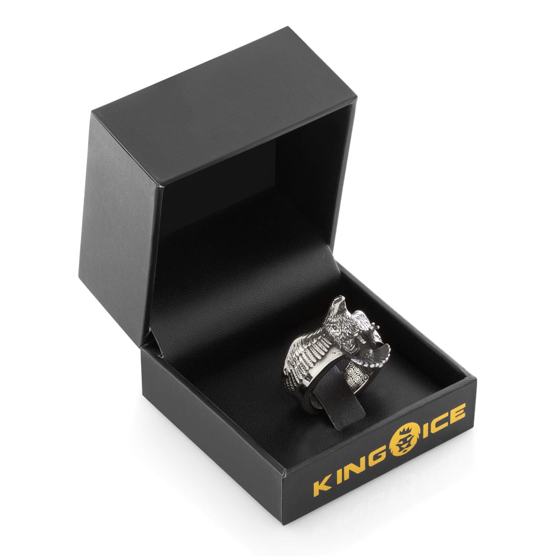 V-Twin Eagle Ring  in  by King Ice