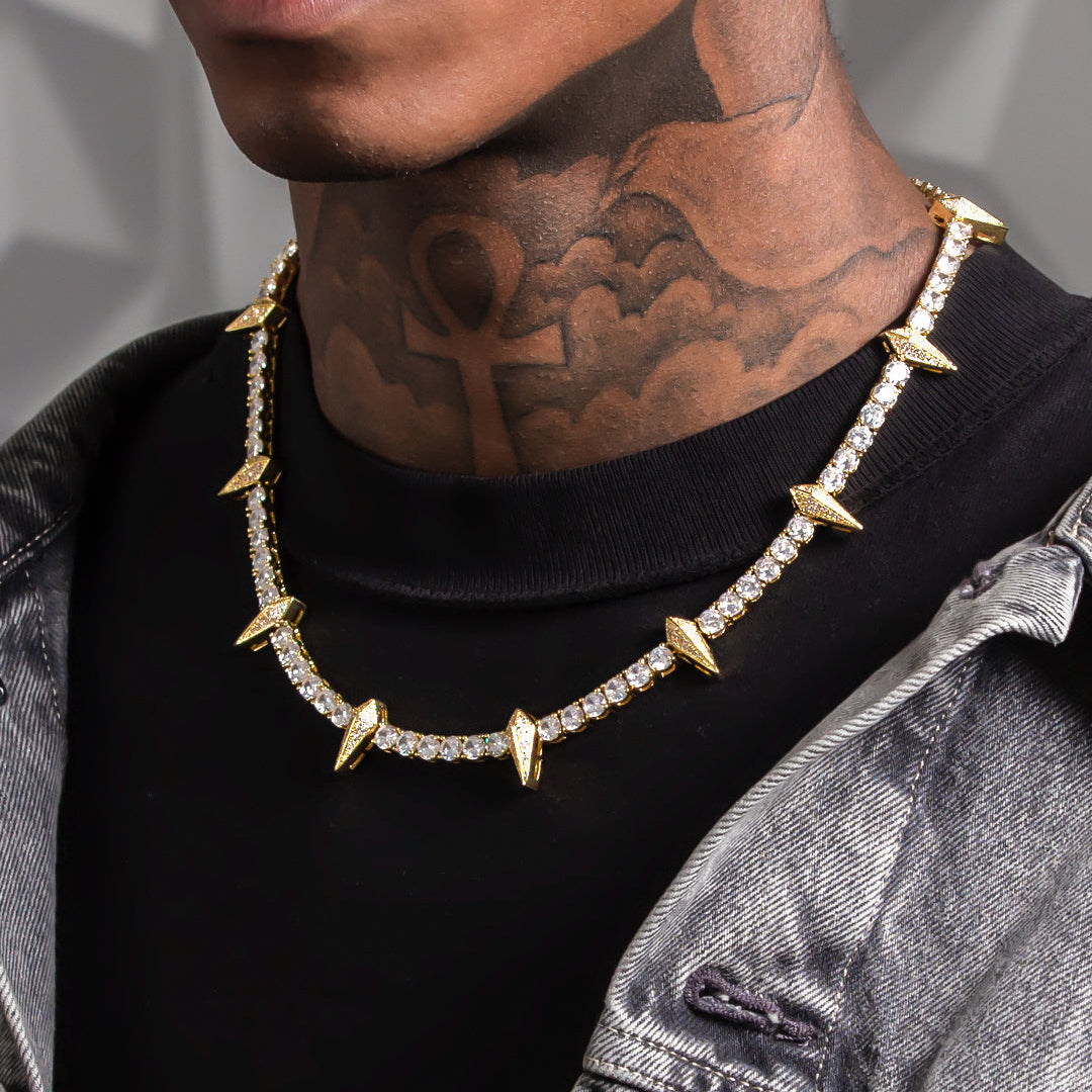 Wakanda Tennis Chain  in  by King Ice