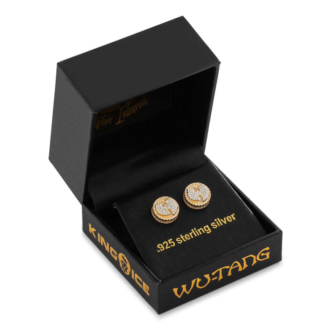 Wu-Tang x King Ice - 10mm Wu-Tang Logo Earrings in by King Ice