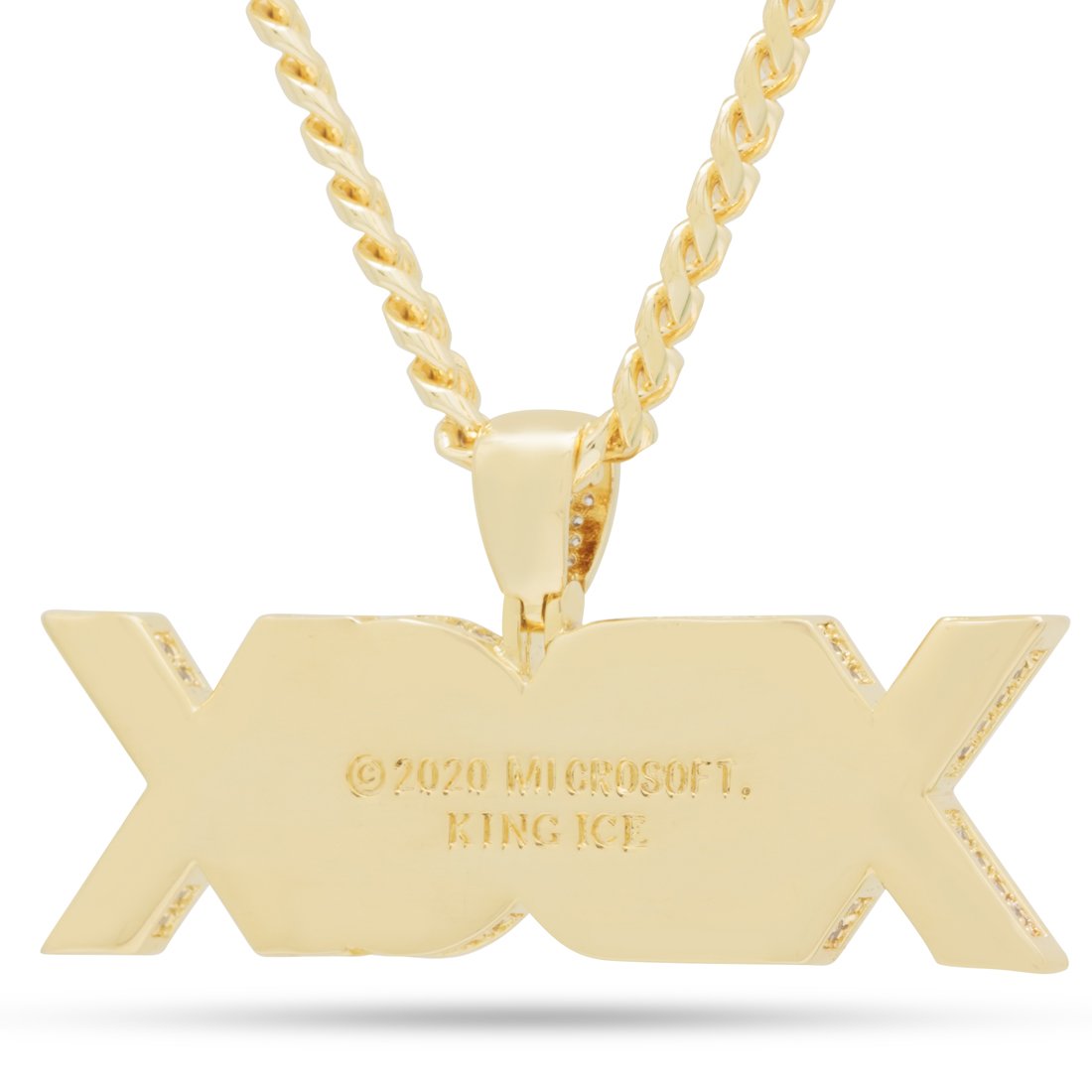 Xbox x King Ice - Xbox Necklace in 14K Gold / 1.2" by King Ice